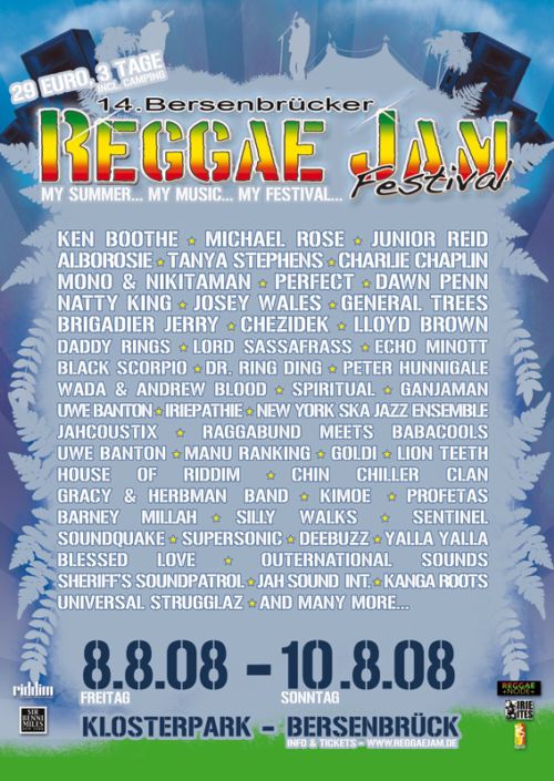 14. Reggae Jam Festival 